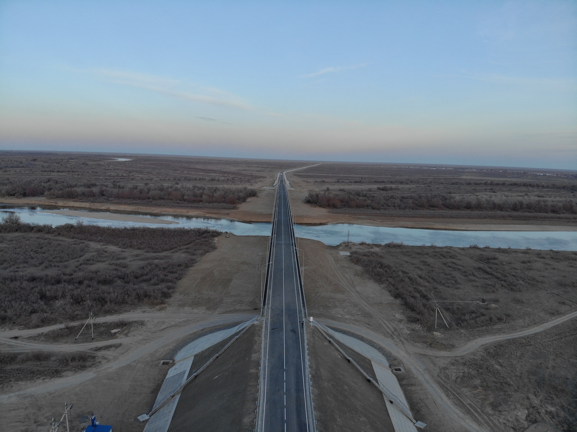 Hydrotrans Engineering → Engineering of the bridge over the Ural river